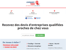 Tablet Screenshot of compare-devis.fr
